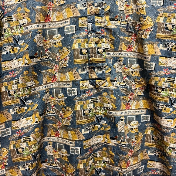 Kahala Vintage Men’s Printed Hawaiian Aloha Shirt. Made in Hawaii - Picture 5 of 8